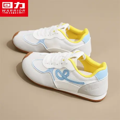 回力德训鞋女鞋2025新款夏季网面透气休闲阿甘板鞋运动软底小白鞋商品大图