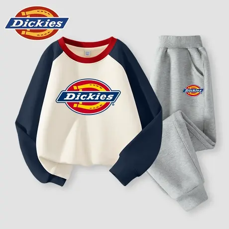 Dickies童装男童套装秋季儿童春秋款运动卫衣女孩2025新款上衣潮A商品大图