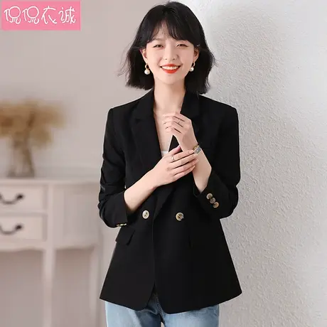 2023秋季新款西装外套女短款韩版休闲时尚气质显瘦小西服长袖上衣图片