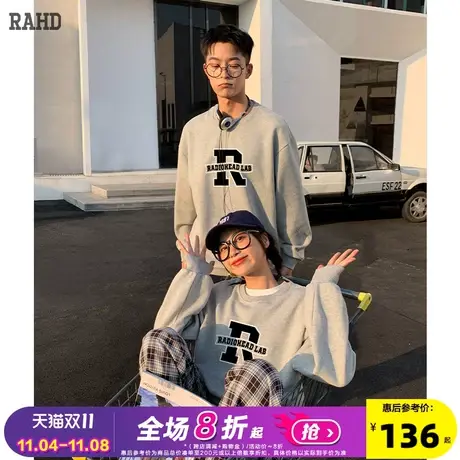 Radiohead字母卫衣情侣装宽松休闲百搭青少年套头内搭春秋新款图片