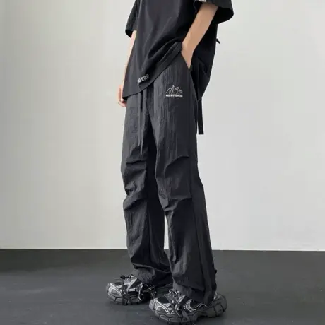 山系机能户外防晒防水速干冰丝伞兵冲锋裤男夏季大码宽松休闲裤子商品大图