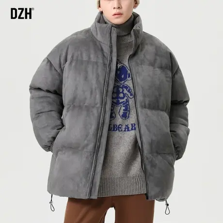 男士面包服高街vibe美式棉服男款冬季麂皮绒外套男高级感加厚棉衣图片