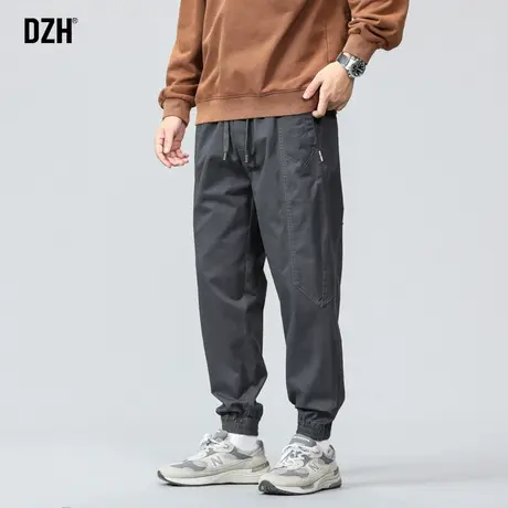 男士潮牌休闲裤男宽松束脚裤男款休闲长裤秋冬2024年新款工装裤子商品大图