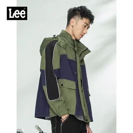 Lee都市骑士21春夏新品宽松版多色男休闲夹克外套潮L43831CSEANL图片