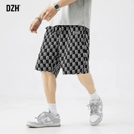 男士夏威夷花短裤男夏季潮流外穿五分裤宽松运动裤2023新款沙滩裤商品大图