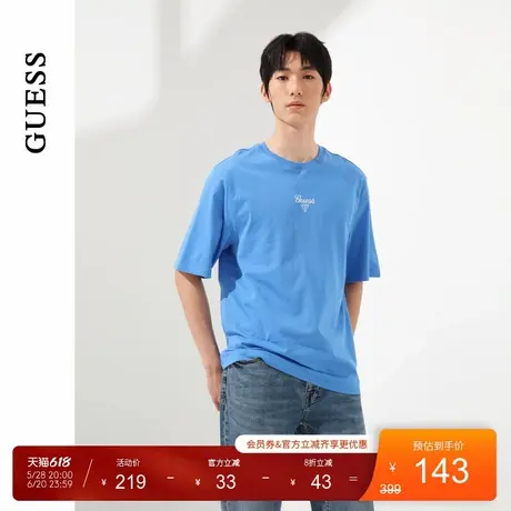 GUESS男女同款多巴胺多色经典设计短袖T恤-MO2K9437K商品大图