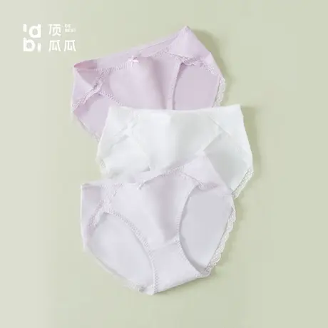 顶瓜瓜内裤女纯棉抗菌档夏季糖果薄款中腰收腹无痕女士大码三角裤商品大图