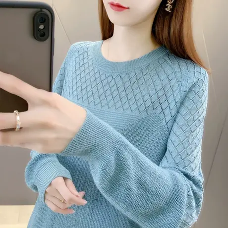 春款女装早春蕾丝洋气时尚时髦春季打底衫女2022年新款早春上衣女商品大图