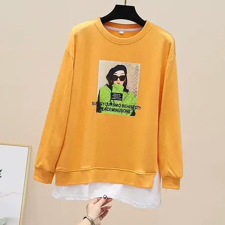 卫衣女2023新款春季韩版时尚长袖百搭女装显瘦原宿休闲ins上衣商品大图