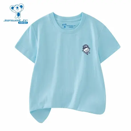 XD真维斯男童短袖T恤 夏季款圆领纯棉童趣印花合身短袖上衣商品大图