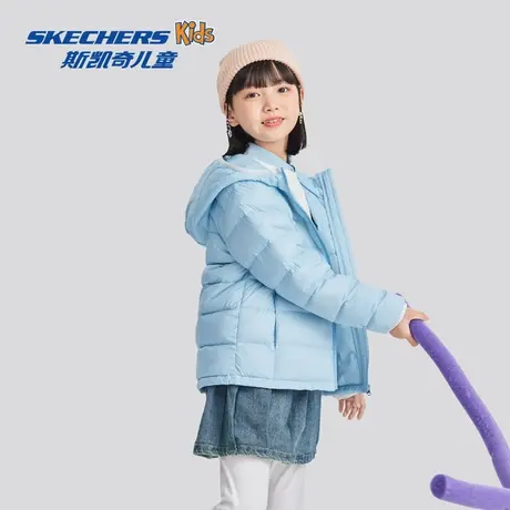 Skechers斯凯奇男女童羽绒服2024年秋冬季保暖日常可爱百搭商品大图