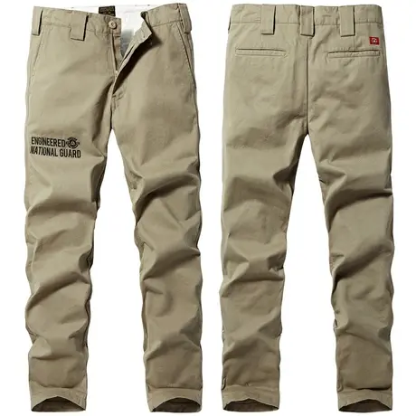 VIP裤子男2024春秋新款直筒宽松休闲裤男士工装裤纯棉潮流长裤子商品大图