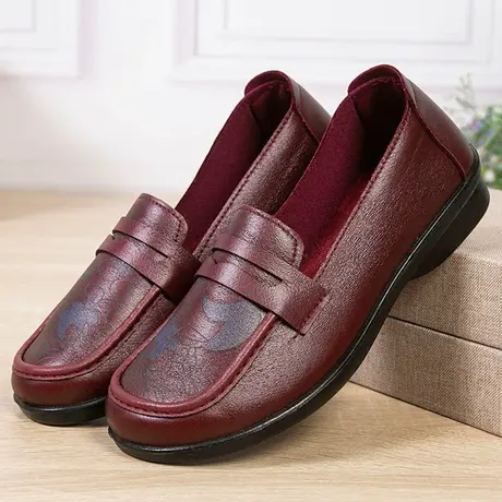 春秋季单鞋妈妈鞋软底防滑中老年人奶奶鞋老北京布鞋女新款老人鞋商品大图