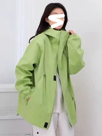 春秋新款户外进藏登山川西冲锋衣夹克男女情侣防水多拉链个性外套图片