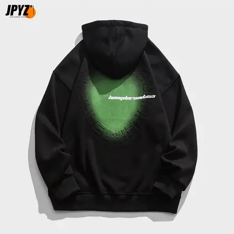 情侣装卫衣男秋款2022新款国潮宽松潮流百搭连帽衣服男士外套潮牌商品大图