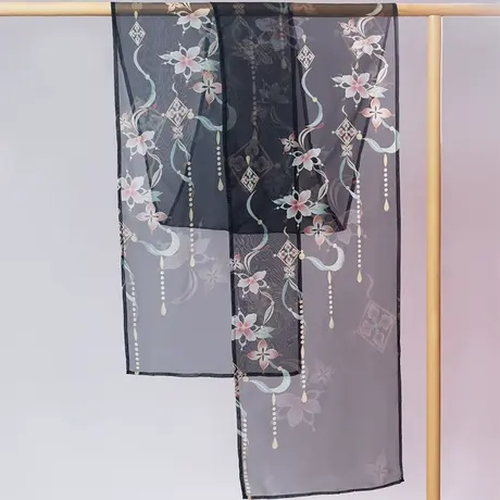 【如梦霓裳丨披帛合集】汉服女配饰现货多花纹多色可选搭配襦裙图片