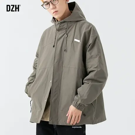 男士日系cityboy风衣外套男潮牌春秋衣服2023新款工装夹克冲锋衣商品大图