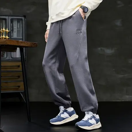 唐狮秋冬新款男生休闲裤宽松束腿运动长裤美式酷潮百搭男TUTA图片