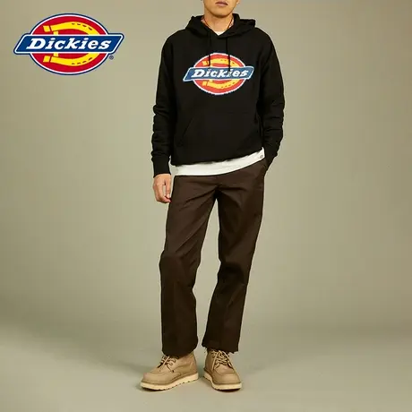 【罗永浩直播间】Dickies23秋冬新款 工装风三原色连帽毛圈卫衣图片