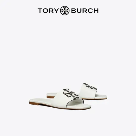 TORY BURCH 汤丽柏琦 羊皮革双T LOGO拖鞋女鞋149466图片