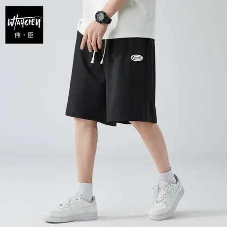 伟臣潮牌大码男装夏季休闲短裤男胖子加肥加大宽松肥佬宽松五分裤商品大图