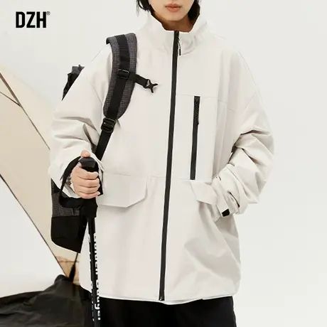 男士美式冲锋衣男款防风外套男潮牌男装春季新款上衣登山服防风衣商品大图