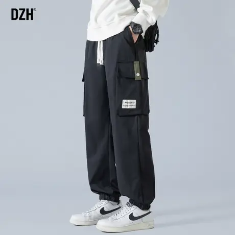 男士工装裤潮牌男裤子百搭潮流帅气束脚裤男裤休闲裤春秋季冲锋裤商品大图