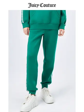 Juicy Couture橘滋休闲裤女春季新款美式运动束脚裤空气层卫裤商品大图