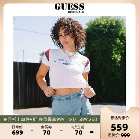 GUESS Originals纯欲辣妹牛仔裙裤-W2YD02D49T9图片