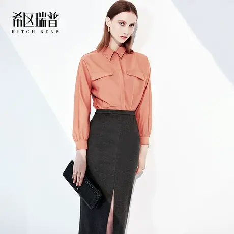 希区高端职业装气质女神范套装秋冬2023年新款时尚名媛衬衫套装裙图片