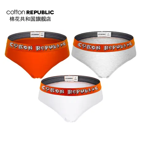 Cotton Republic/棉花共和国女士棉质三角内裤图片