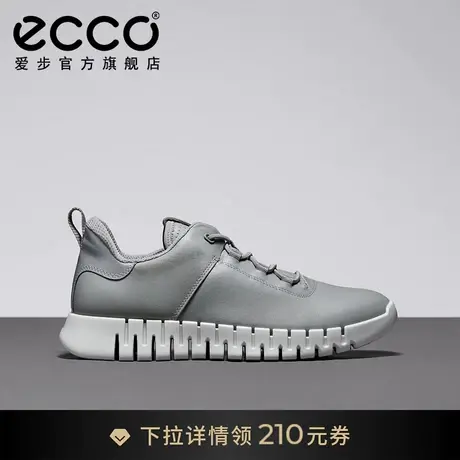 ECCO爱步简约休闲男鞋 春秋款易穿脱舒适防滑老爹鞋 灵动525204图片