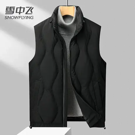羽绒外穿背心男使用马甲雪中飞时尚休闲2023年秋冬新款收编坎肩商品大图