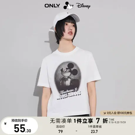 ONLY奥莱夏季迪士尼米奇DISNEY联名印花宽松T恤女商品大图