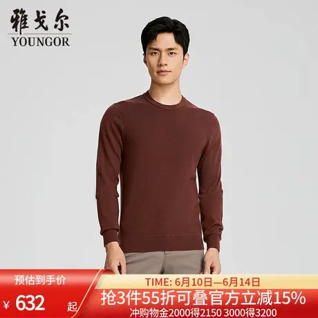 【商场同款】雅戈尔男士羊毛衫秋冬新款官方商务休闲羊毛衫男图片