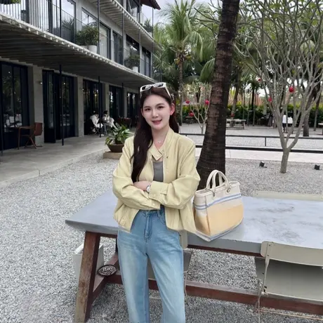 欧货2025秋季新款宽松抽绳显瘦立领皮衣外套女短款百搭夹克上衣潮图片