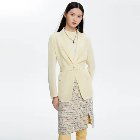 俪雅/LANCY商场同款春夏新西装收腰简洁通勤外套春女士专柜正品图片