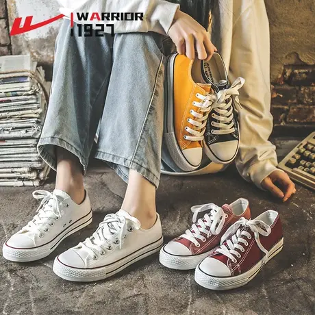 回力女鞋帆布鞋女2023年新款春季复古百搭鞋子休闲低帮小白鞋子女商品大图