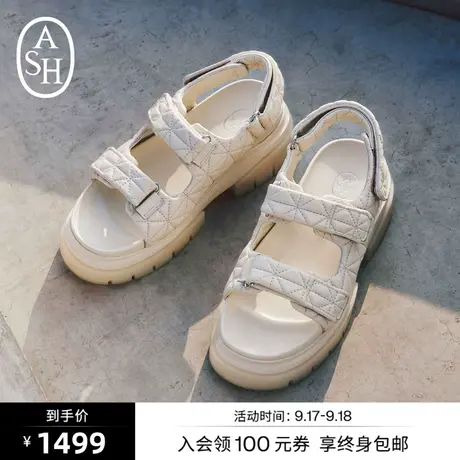 ASH女鞋新款SHAKE魔术贴厚底鞋增高运动凉鞋厚底休闲凉鞋女商品大图