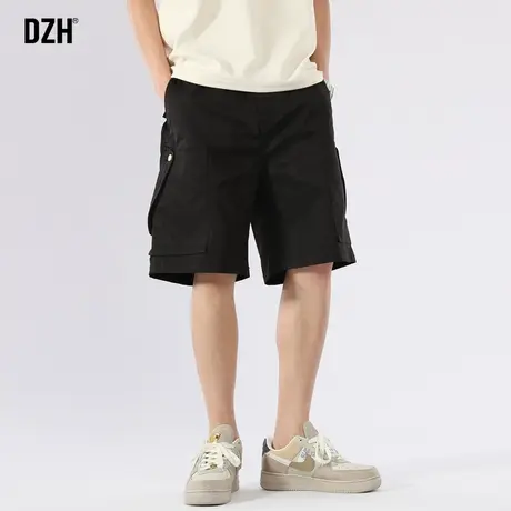 男士工装短裤休闲宽松男款裤子高街美式五分裤男夏季半截裤大裤衩商品大图