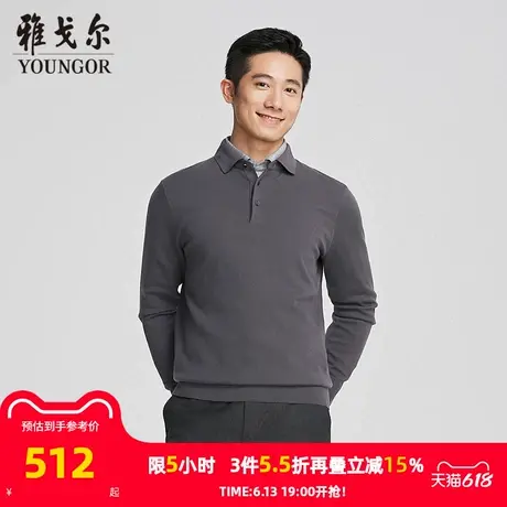 【商场同款】雅戈尔男士羊毛衫秋冬新款官方商务休闲羊毛衫男图片