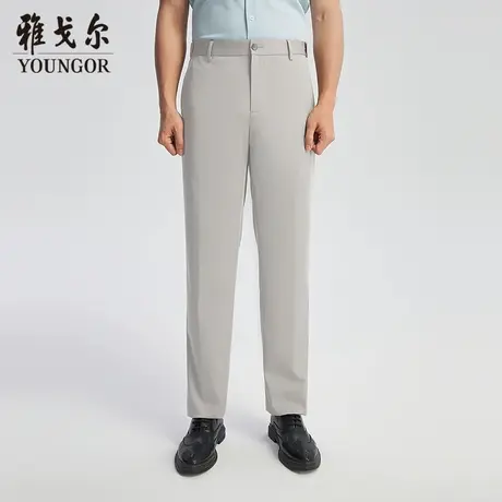 【商场同款】雅戈尔男士长裤春季新款官方商务休闲上班穿长裤男商品大图