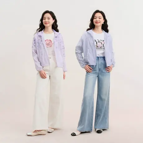 【防晒衣】珂莱蒂尔2025年夏季新款轻便通勤短外套女上衣空调罩衫商品大图