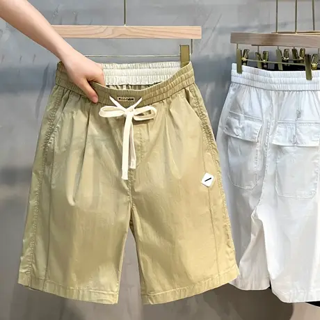 休闲运动短裤男士夏季外穿篮球五分卫裤男潮牌大码宽松直筒中裤男商品大图