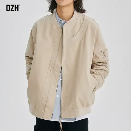 男士日系cityboy工装外套男春秋棒球服男款春装新款衣服飞行夹克商品大图