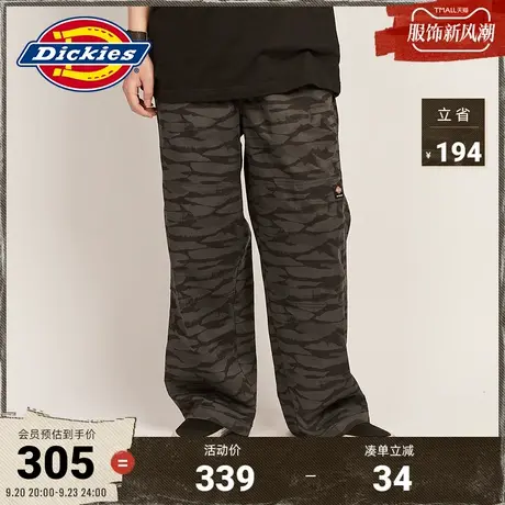 Dickies商场同款 23新品工装灵感秋冬新款松紧腰头休闲长裤图片