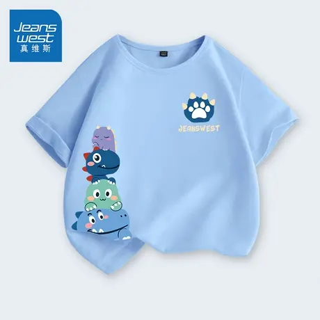 真维斯童装男童t恤短袖夏季薄款男大童纯棉潮流体恤儿童半袖夏装图片