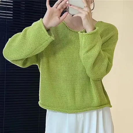 高级感超好看毛衣女2023秋冬新款针织打底衫上衣百搭长袖内搭外穿图片