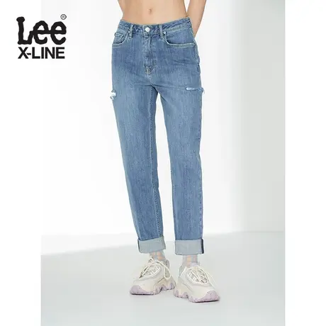 LeeXLINE新品411舒适男友酷蓝女牛仔裤LWB1004113QJ-762商品大图