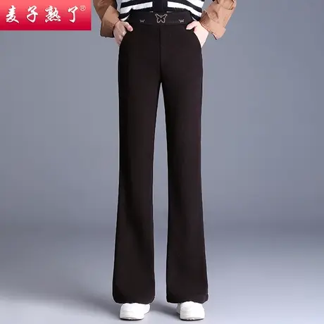 2024春季新款妈妈装松紧腰休闲百搭直筒裤气质中老年女装秋长裤子图片